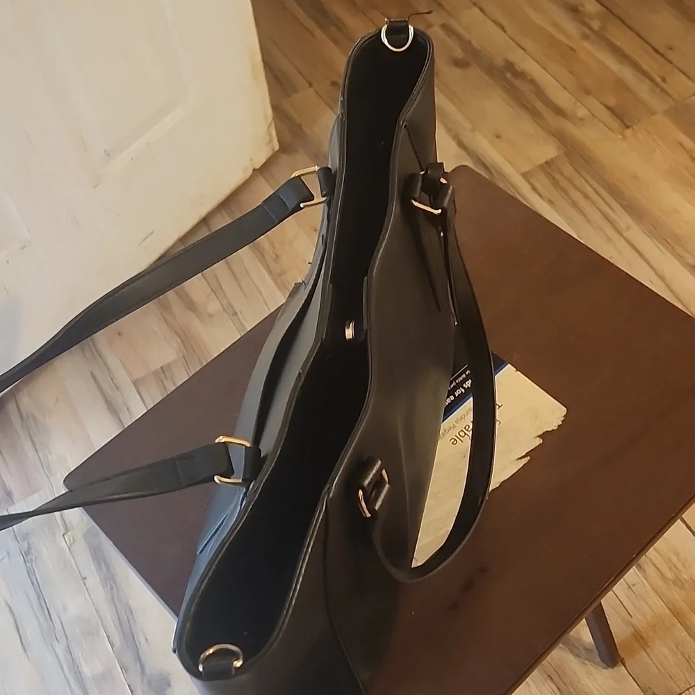 Nine West Elegant Black Tote Bag